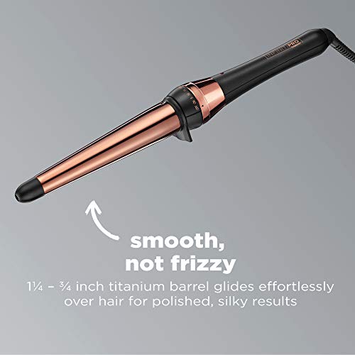 INFINITIPRO BY CONAIR Rose Gold Titanium Curling Wand for Beachy Waves
| Conair INFINITIPRO Rose Gold Curling Wand Prod