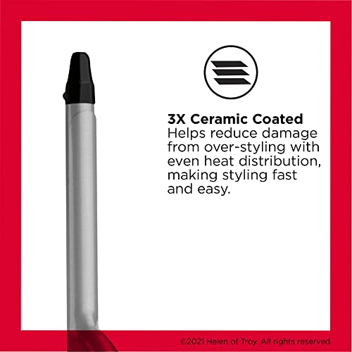 REVLON Perfect Heat Triple Ceramic Curling Iron for Silky Smooth Spiral Curls (1/2 inch)  
REVLON Perfect Heat Triple Ce